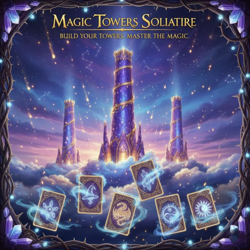 Magic Towers Solitaire game
