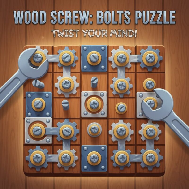 Wood Screw Bolts Puzzle